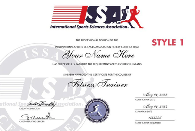 Certificates
