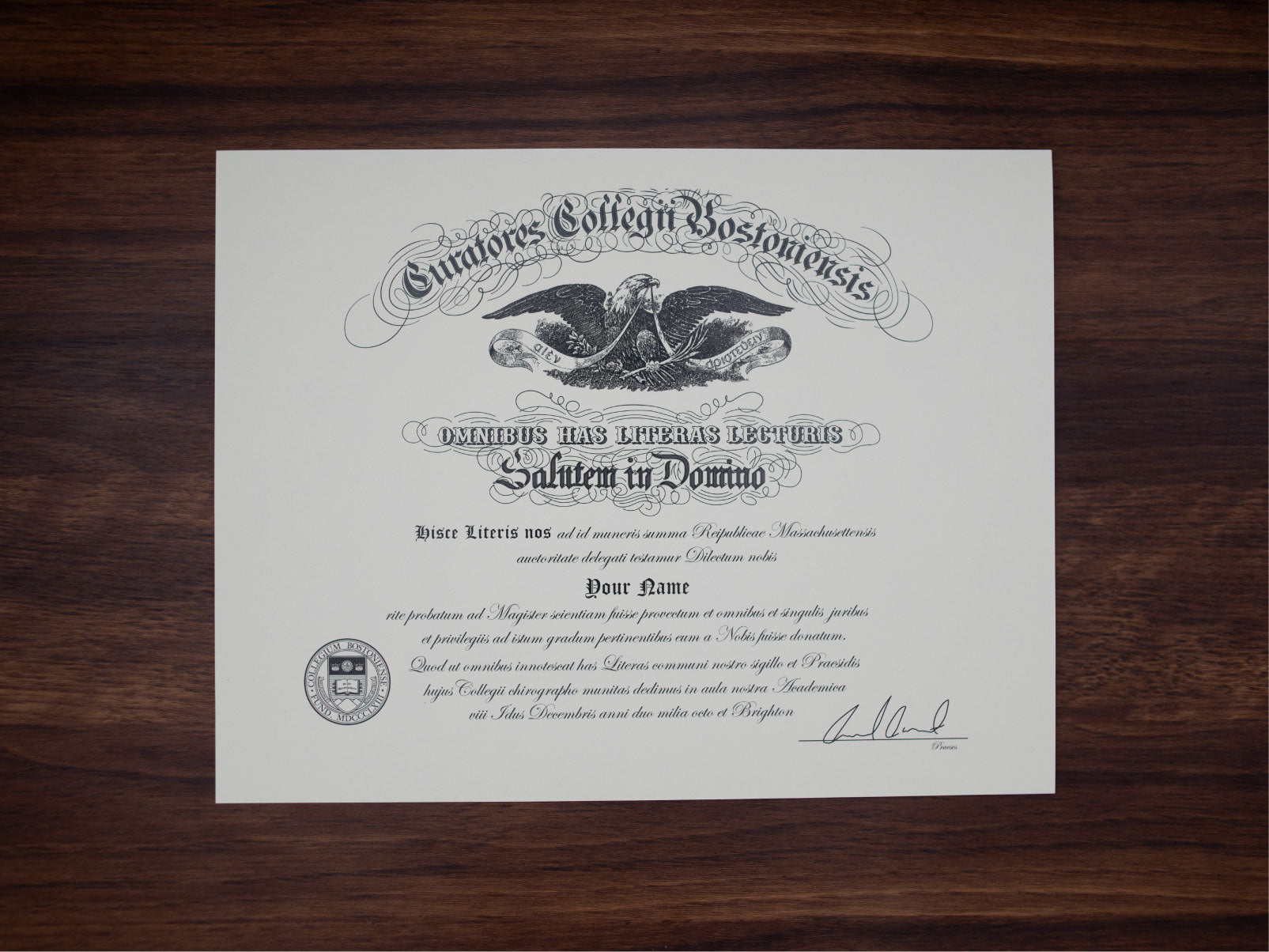 PRECISE MATCH COLLEGE OR UNIVERSITY DIPLOMAS