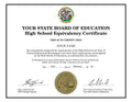 GED CERTIFICATE #3